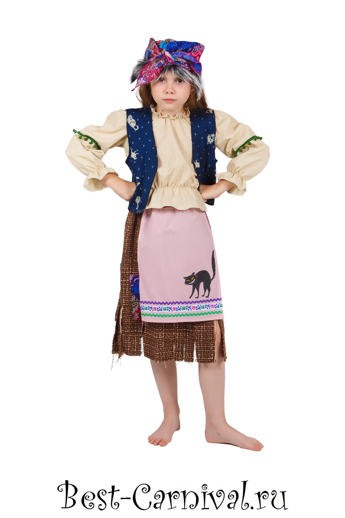 Детские костюмы Баба Яга для девочек