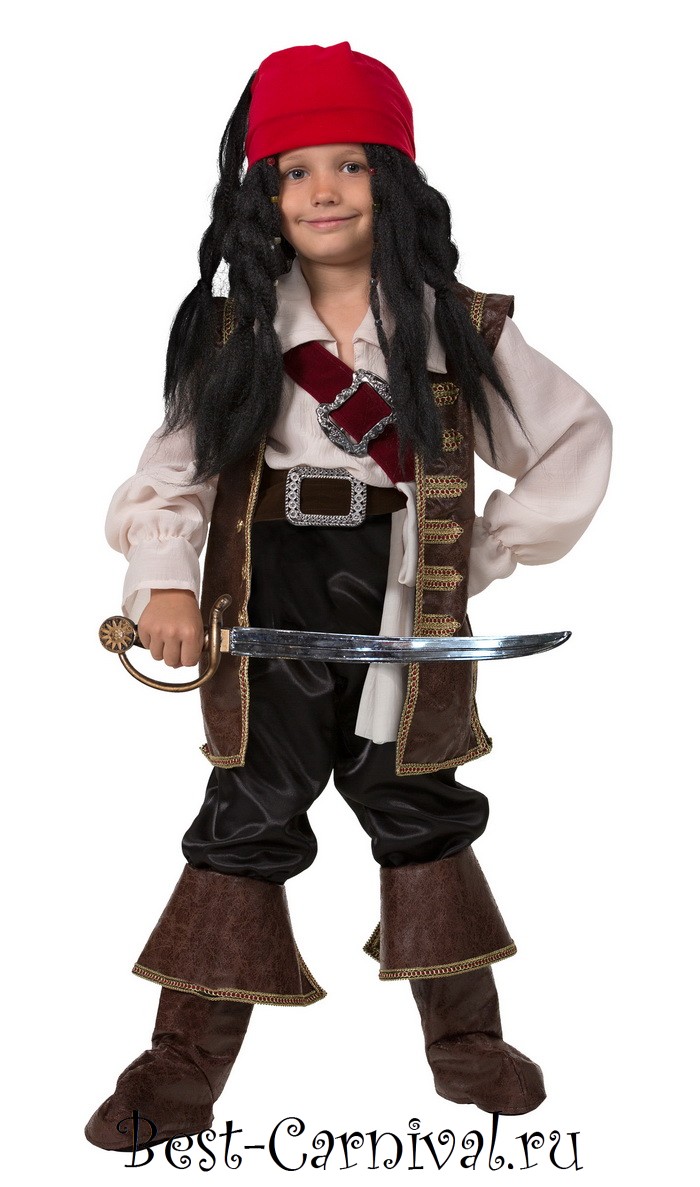 Карнавальный костюм Пират, рост 110 см