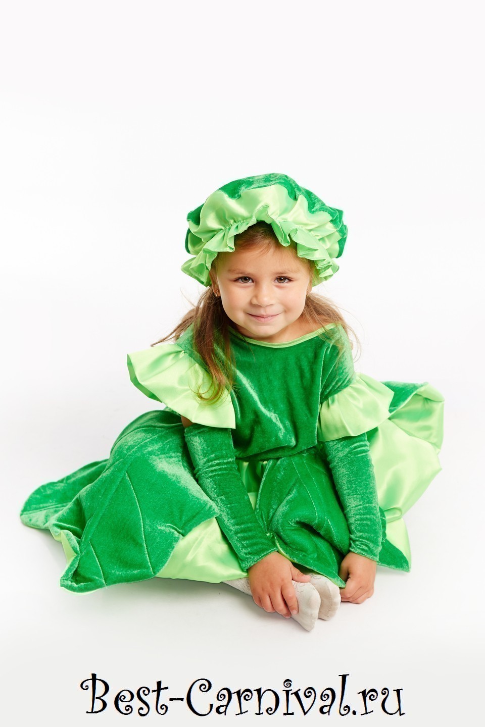 Как самостоятельно создать костюм капусты для девочки
