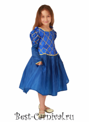 Детский костюм Принцесса синяя