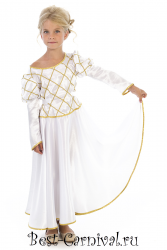 Детский костюм Принцесса белая