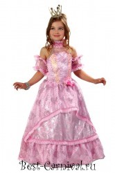 Карнавальный костюм Принцесса "Золушка" розовая
