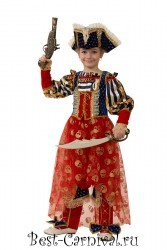 Карнавальный костюм "Пиратка морская"