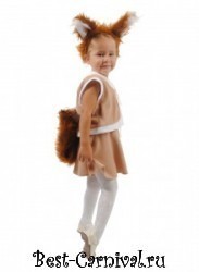 Детский костюм Белочка с юбкой