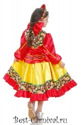 Русский народный костюм "Кадриль" плясовая для девочки