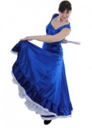 Платье для Фламенко синее