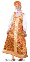 Русский народный костюм "Хохлома"