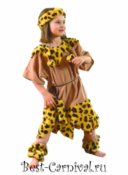 Детский костюм Первобытная девочка